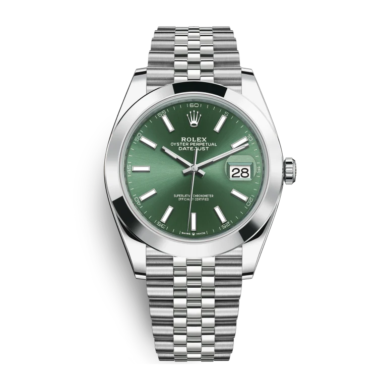 Datejust 41mm Steel Jubilee Green Dial - 126300-0020